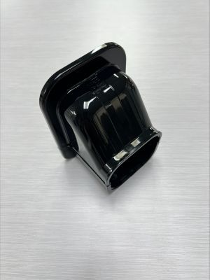 Duct Ceiling Cap 80mm Black BDS-80