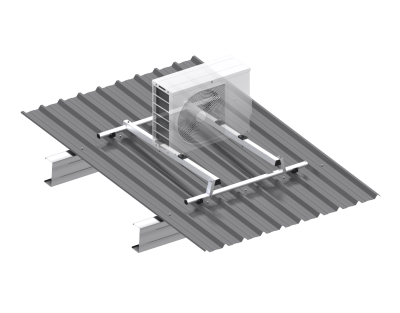 120kg Condenser Mount - 1200 Purlin x 300 adjustable