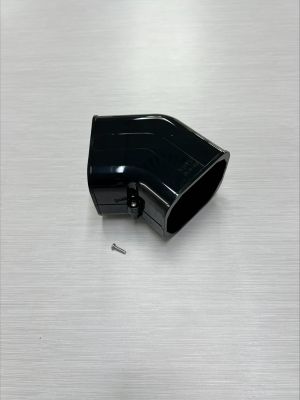 Duct 45 Elbow 80mm Black BDLW-80